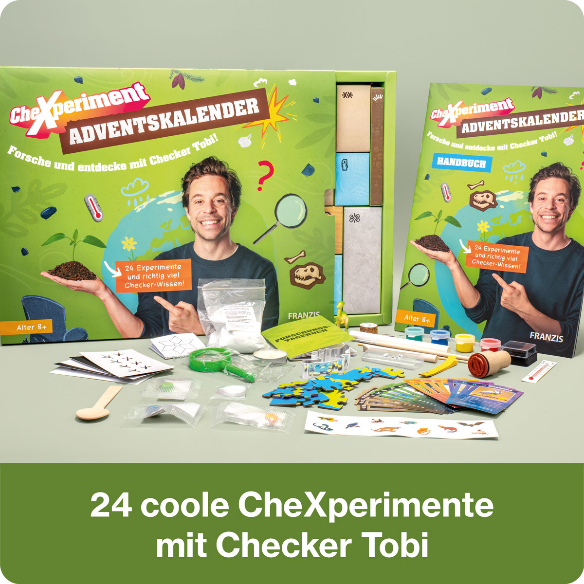 CheXperiment Adventskalender Forsche und entdecke mit Checker Tobi