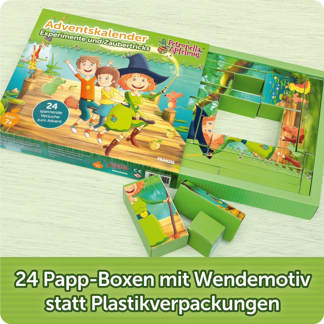Adventskalender Petronella Apfelmus - Experimente und Zaubertricks
