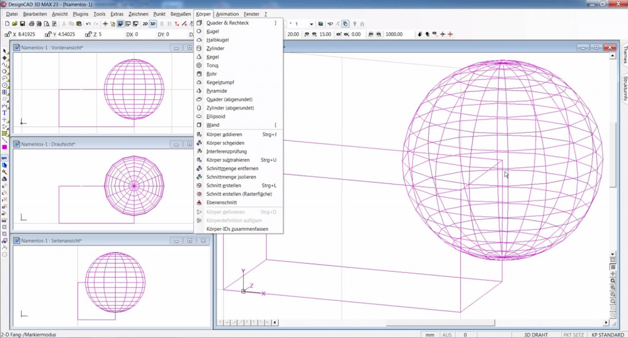Webinarvideo: Das 3D-Konzept von DesignCAD - Teil 2