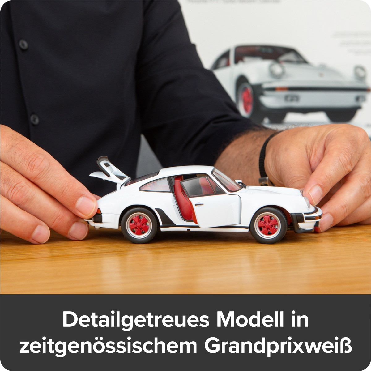 Porsche 911 Turbo Grandprixweiß Adventskalender
