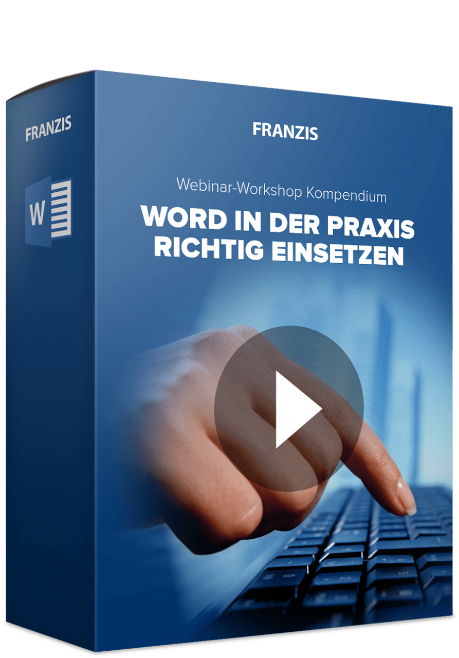 Webinar-Workshops - Word in der Praxis richtig einsetzen - Kompendium