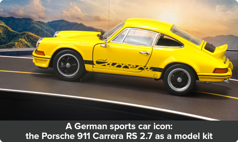 Porsche 911 Carrera RS 2.7 Yellow Advent Calendar | FRANZIS | FRANZIS