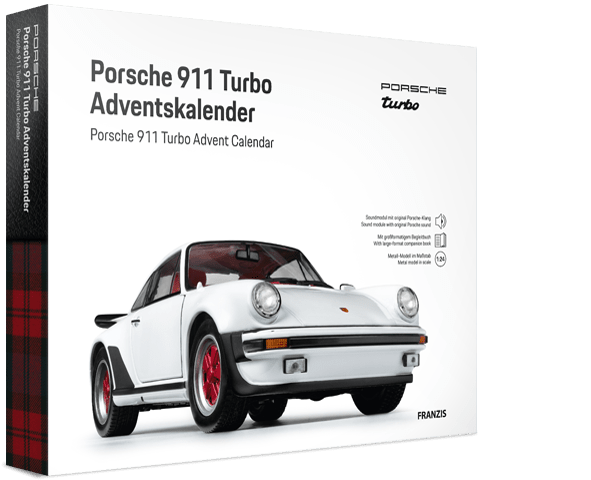 Porsche 911 Turbo Grandprixweiß Adventskalender