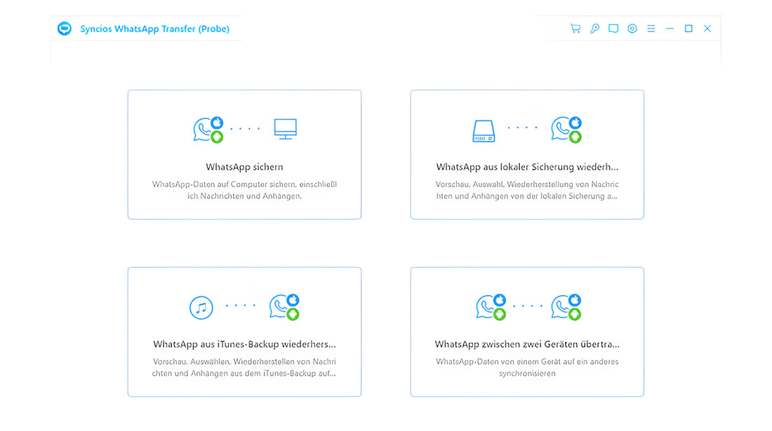 WhatsApp Transfer für Mac