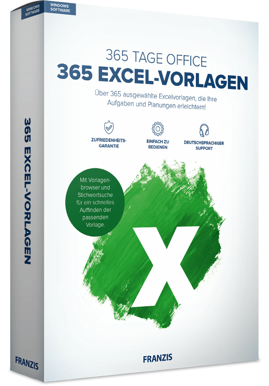 365 Excel Vorlagen - 365 Tage Office