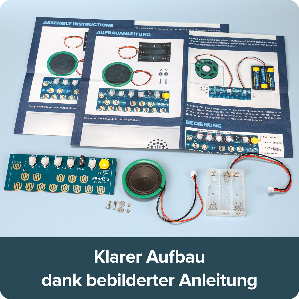 Synthesizer FRANZIS Bausatz