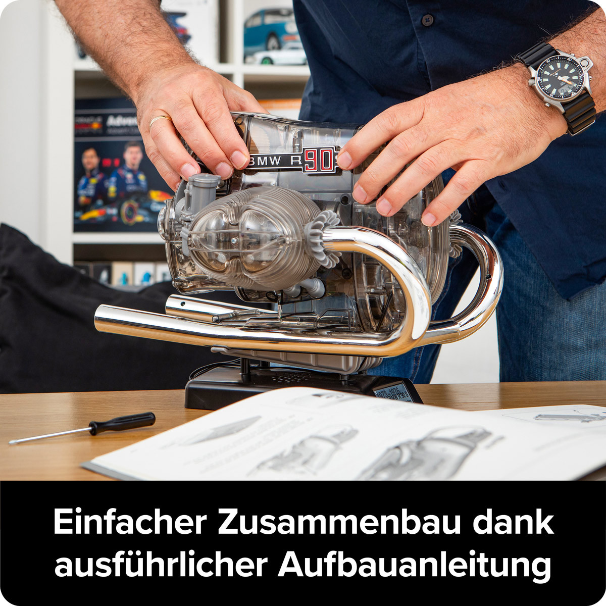 BMW R 90 S-Boxermotor, Motorbausatz