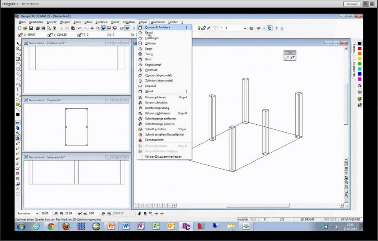 Webinar-Workshops: DesignCAD 3D Grundlagen