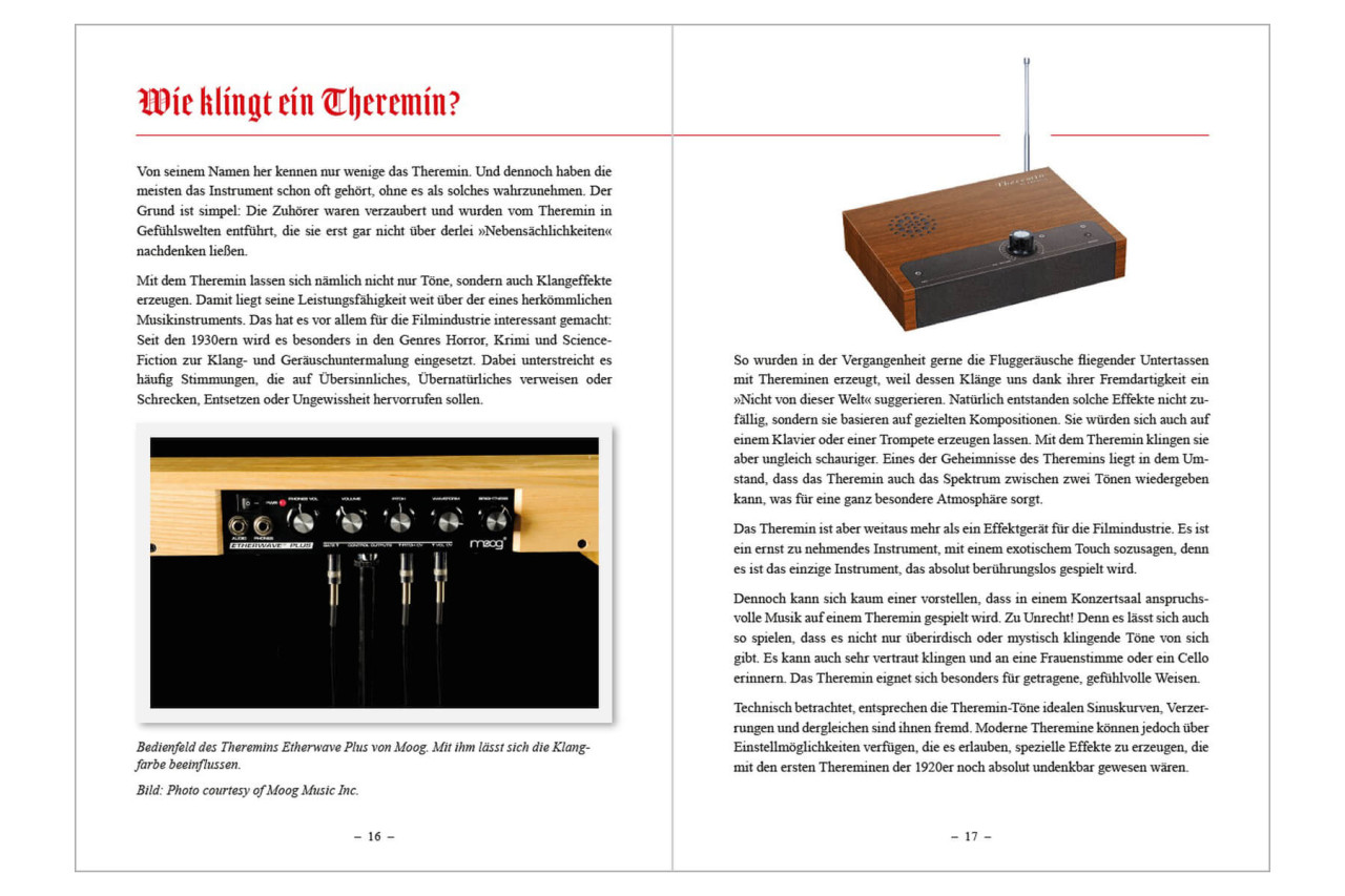 Theremin selber bauen - Begleitbuch