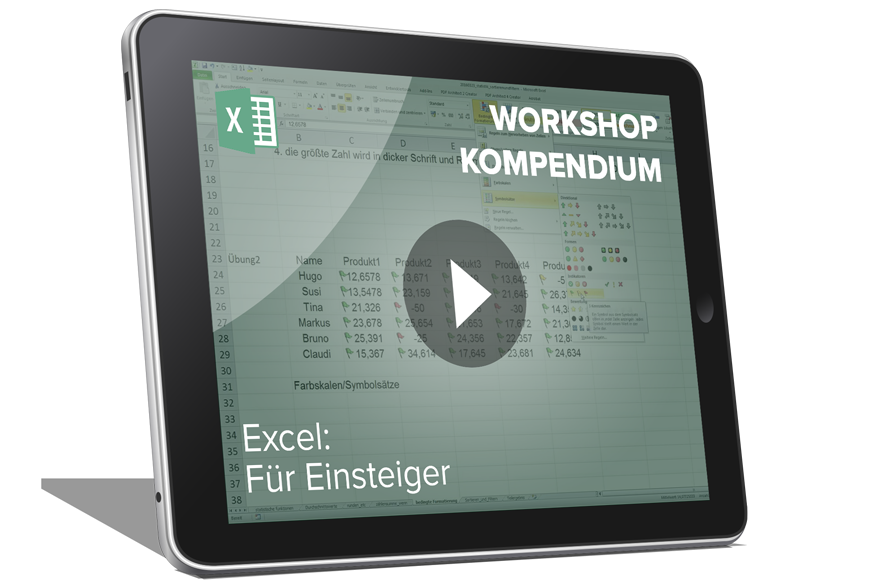 Webinar-Workshops - Excel für Einsteiger - Komplettbundle