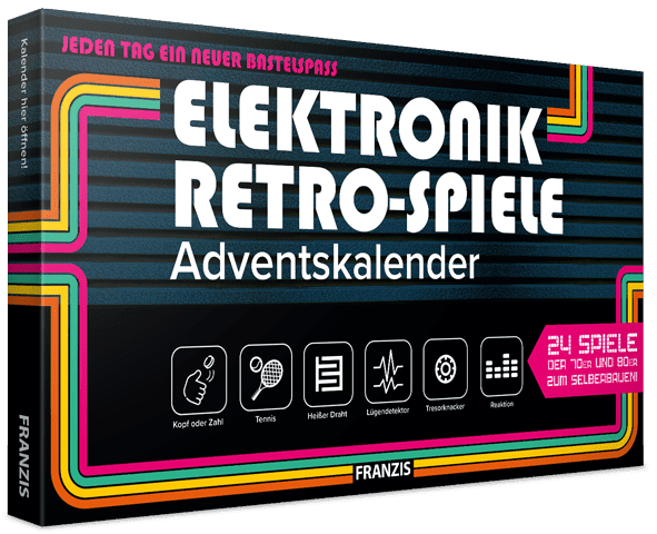 Elektronik-Retro-Spiele-Adventskalender