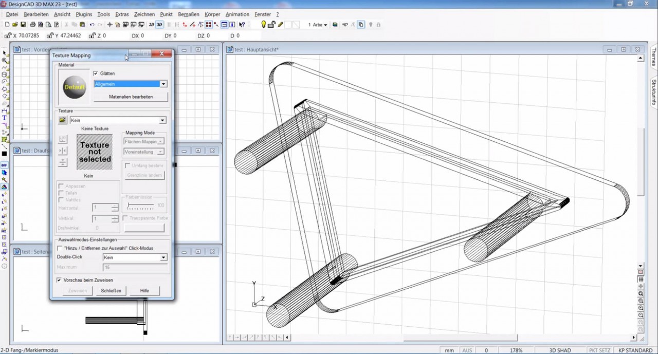 Webinarvideo: DesignCAD: Ein selbst konstruierter Dreieckstisch