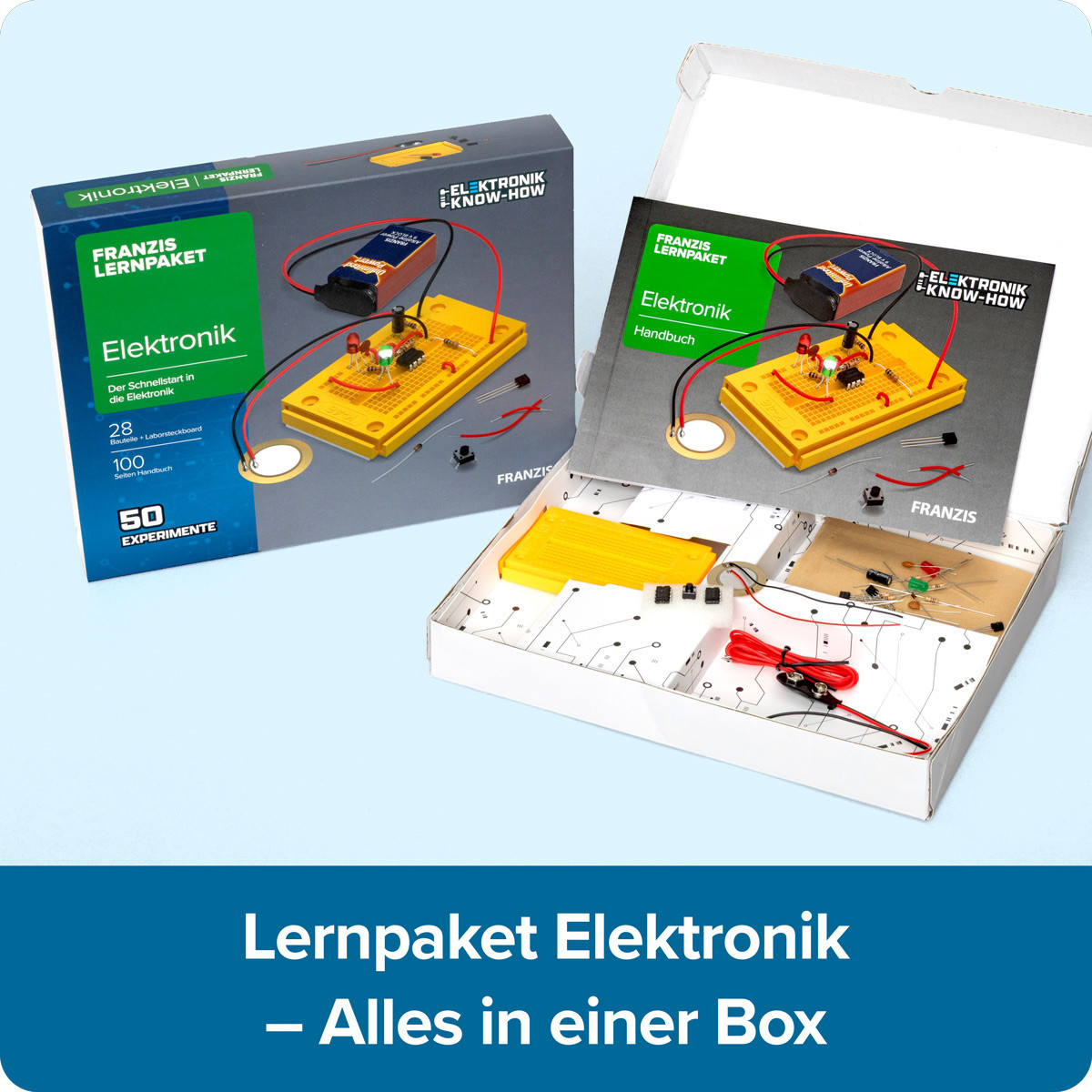 Das FRANZIS Lernpaket Elektronik