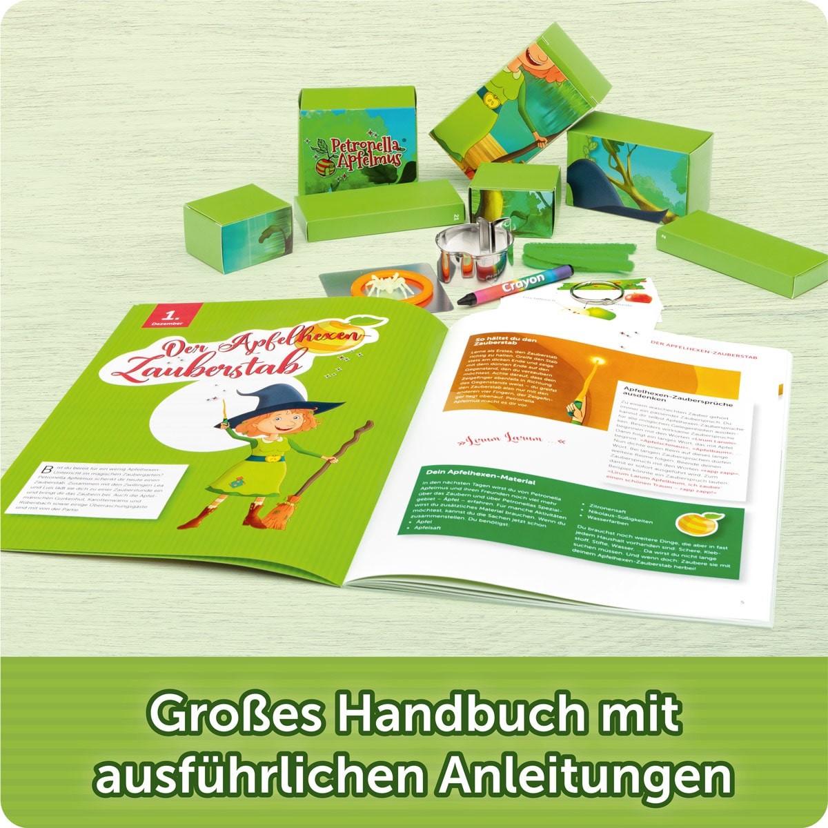 Adventskalender Petronella Apfelmus - Experimente und Zaubertricks