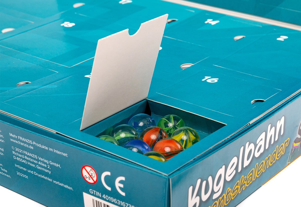 Kugelbahn Adventskalender