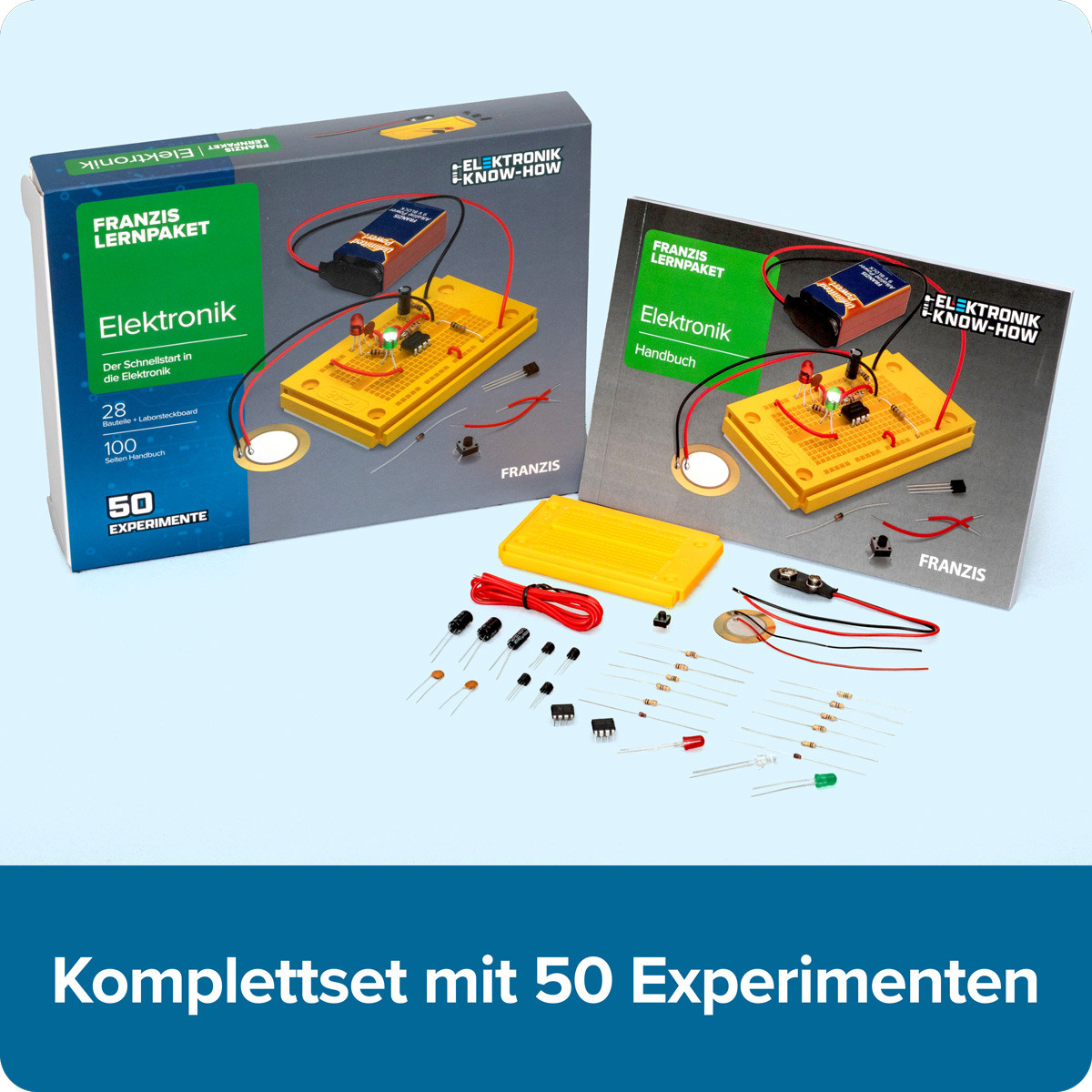 Das FRANZIS Lernpaket Elektronik