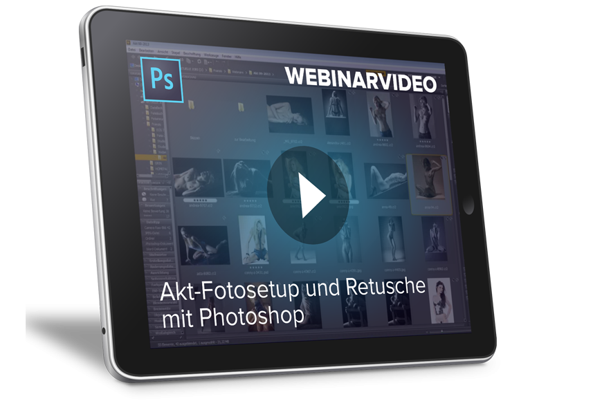 Akt - Fotosetup und Retusche mit Photoshop