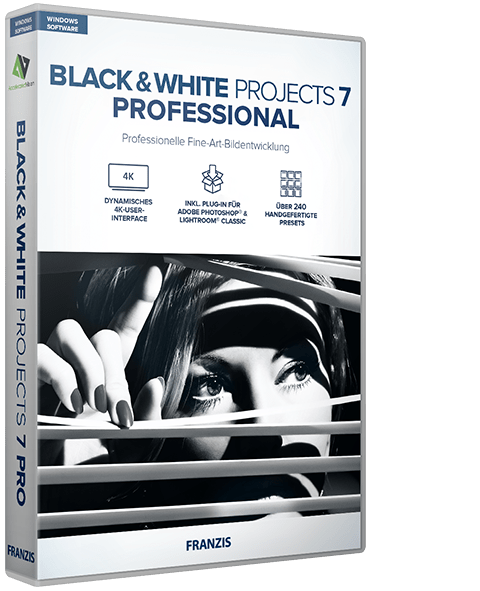 Black & White projects 7 professional