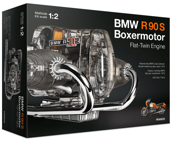 BMW R 90 S-Boxermotor, Motorbausatz