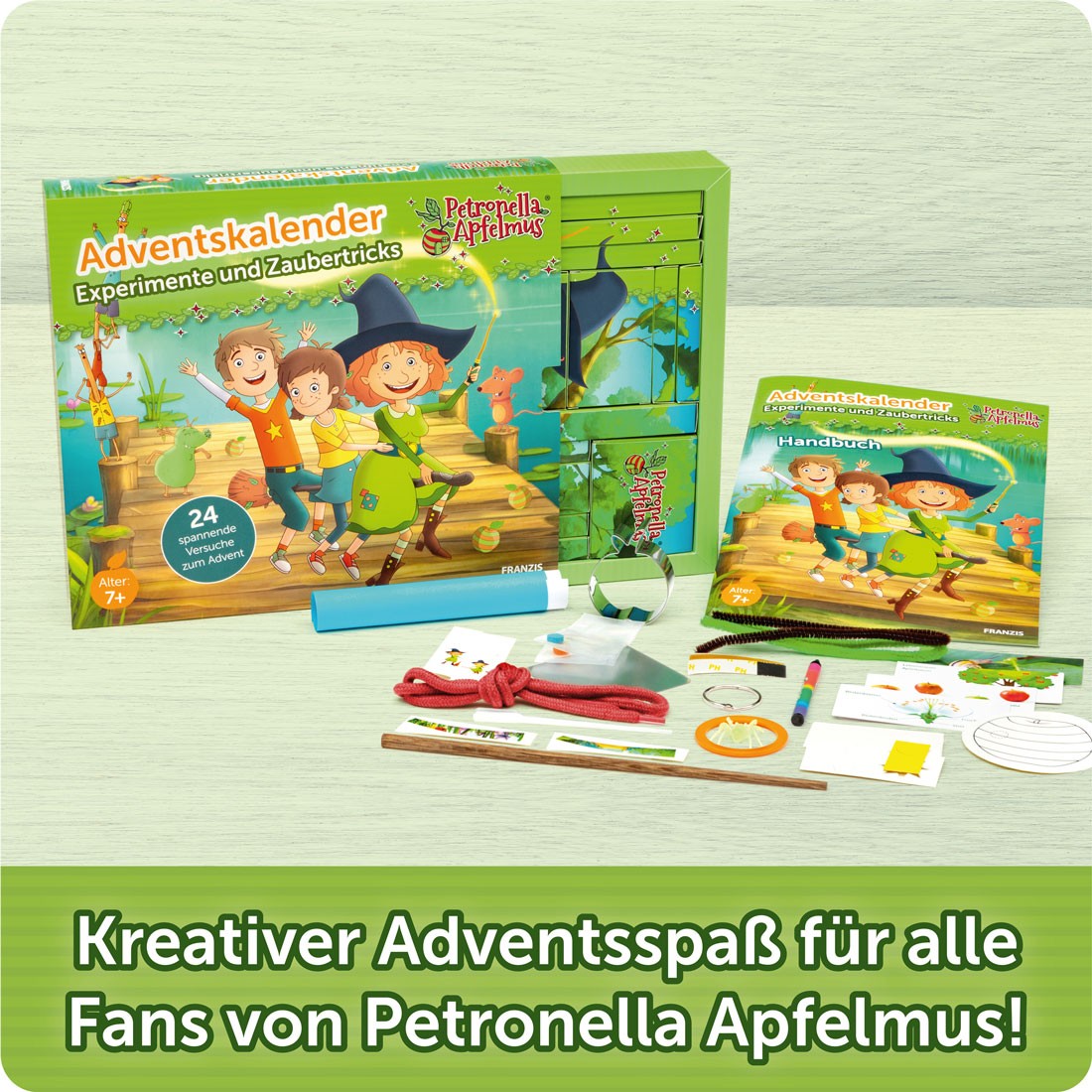 Adventskalender Petronella Apfelmus - Experimente und Zaubertricks