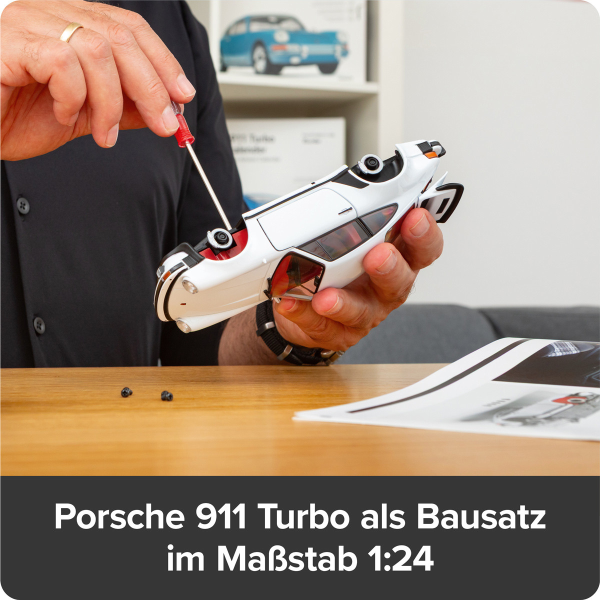 Porsche 911 Turbo Grandprixweiß Adventskalender