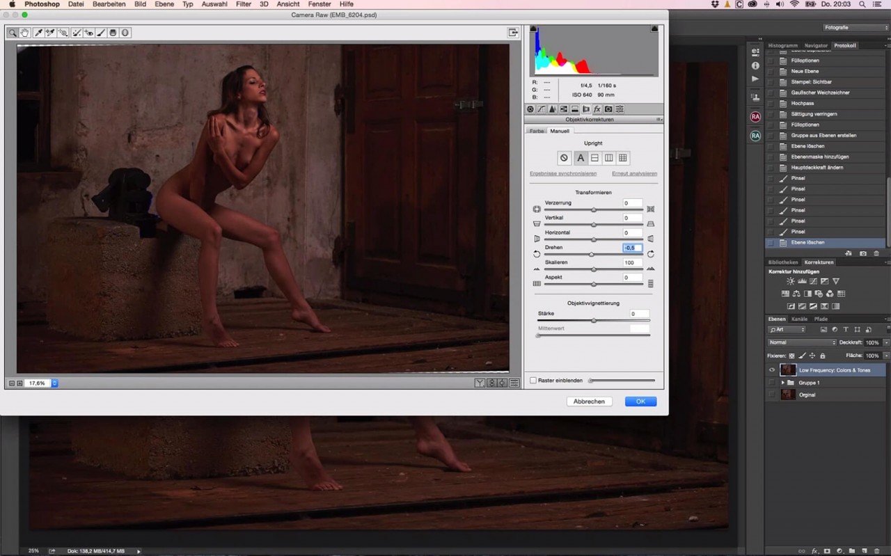 Beautyretusche in der Aktfotografie