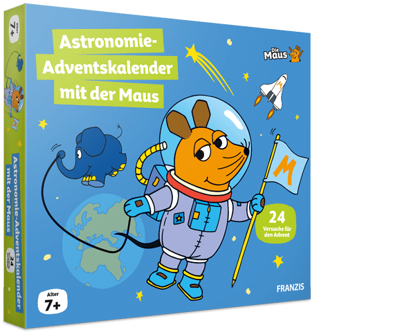 Astronomie-Adventskalender mit der Maus