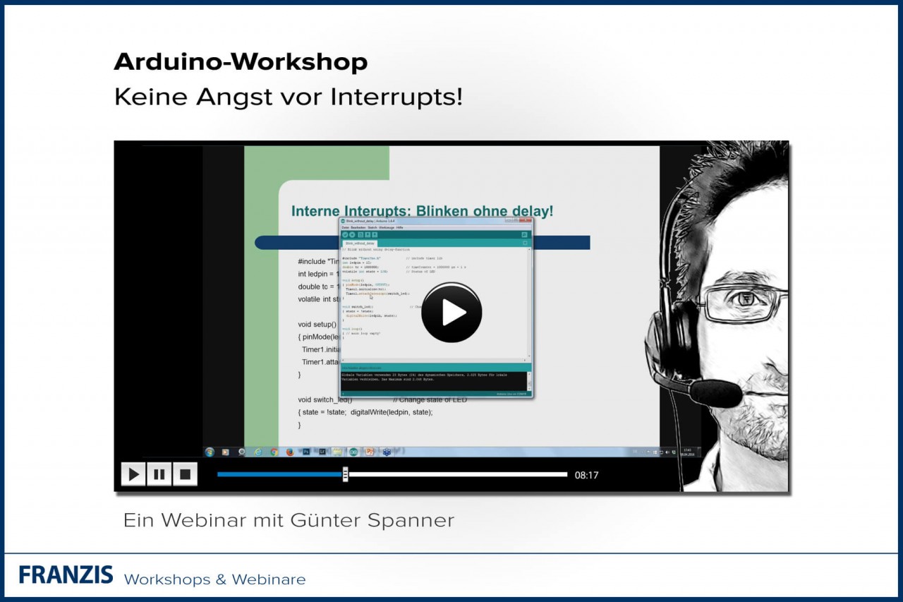 Webinarvideo: Arduino - Keine Angst vor Interrupts