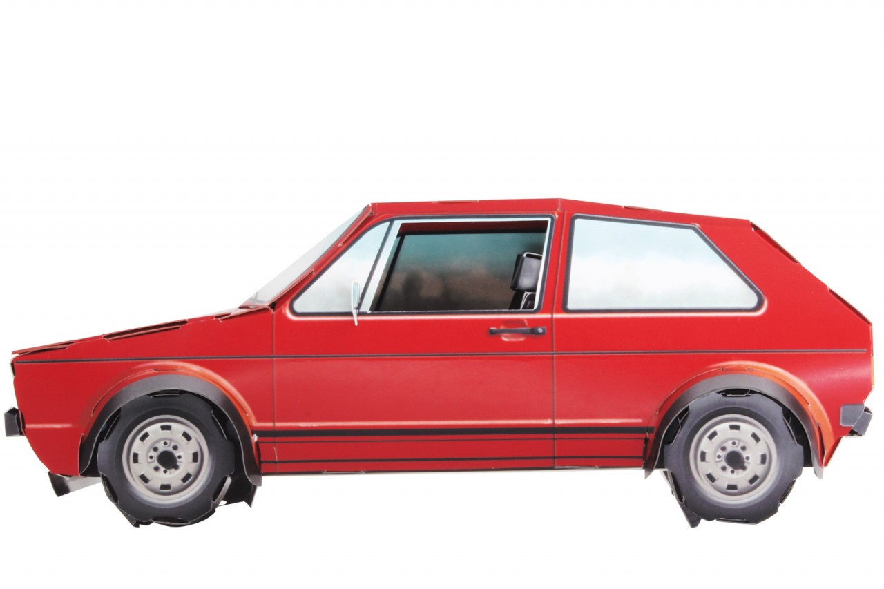 VW GOLF I GTI - Kartonbausatz