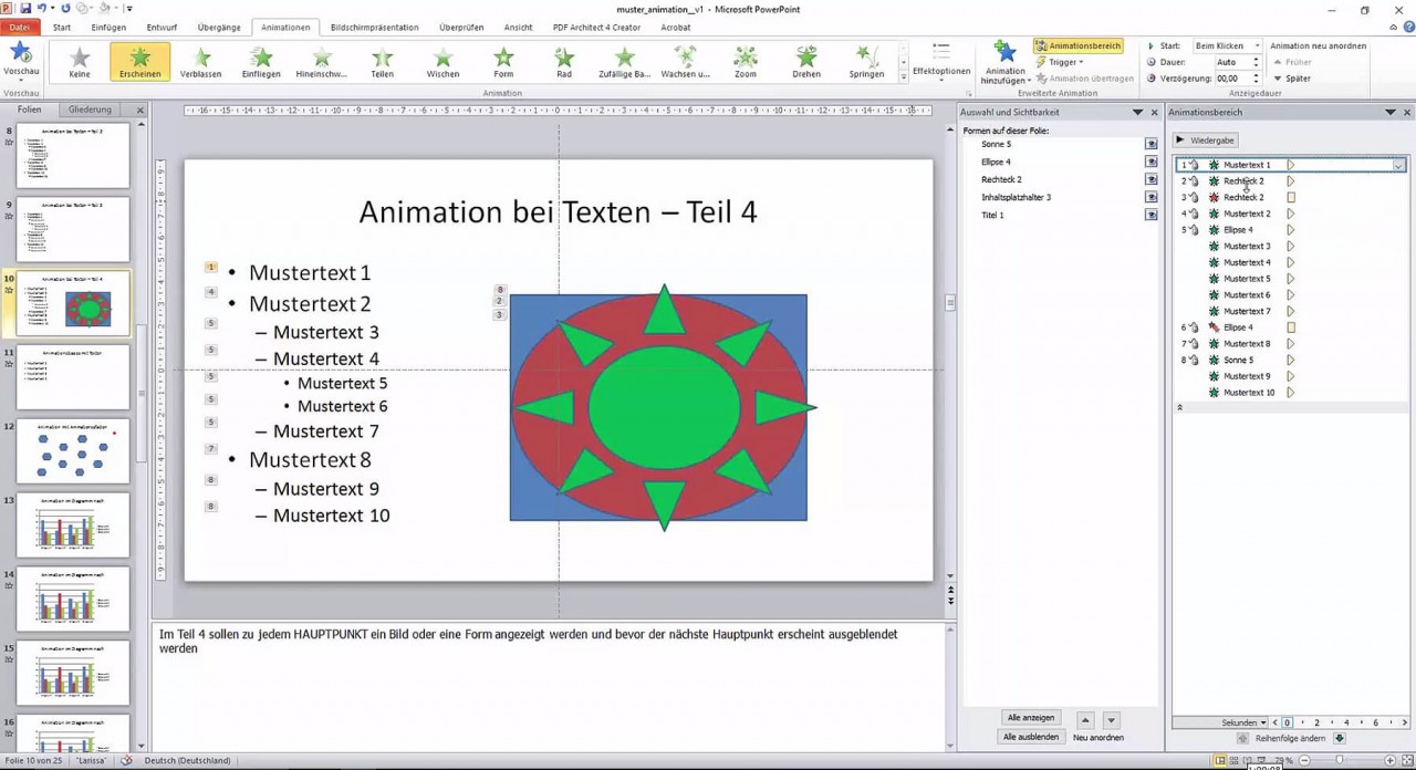 Webinarvideo: PowerPoint-Workshop 3/4 - Animationen richtig einsetzen