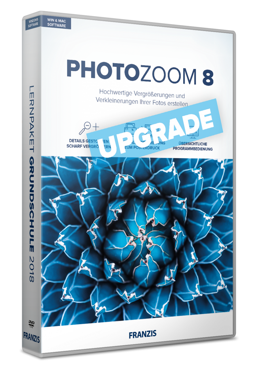 PhotoZoom 8 standard Upgrade von Vorversionen