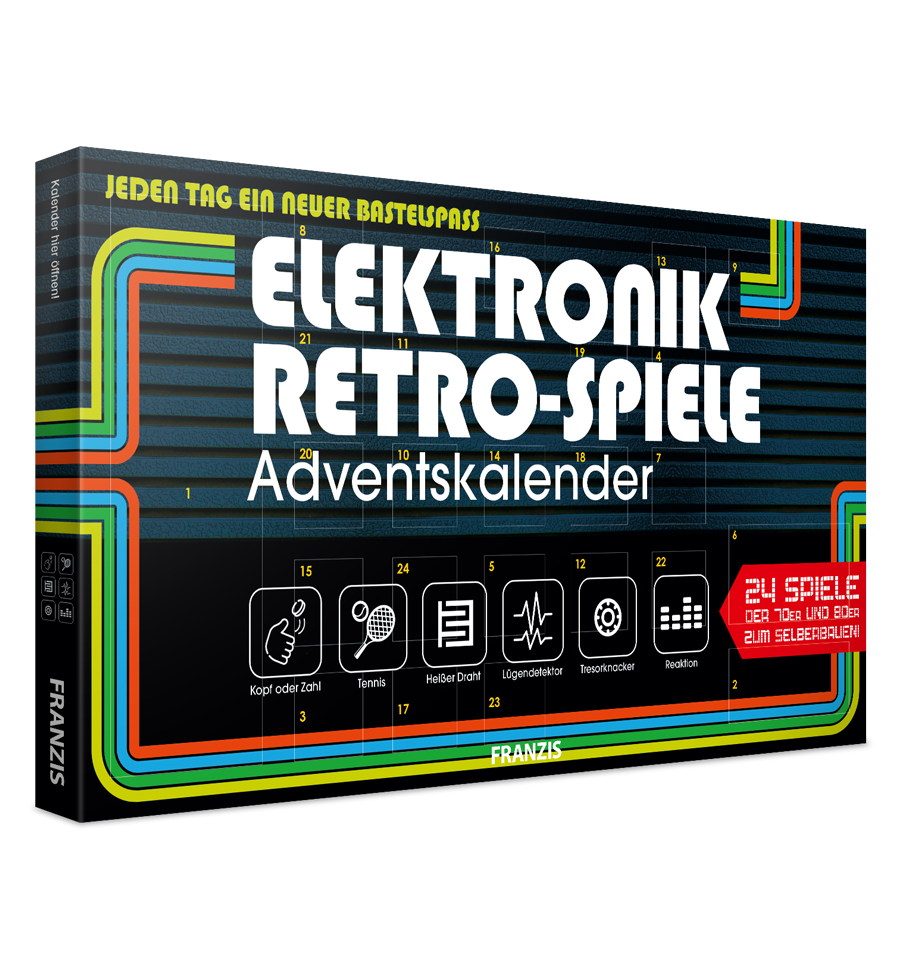 Elektronik-Retro-Spiele-Adventskalender 2019