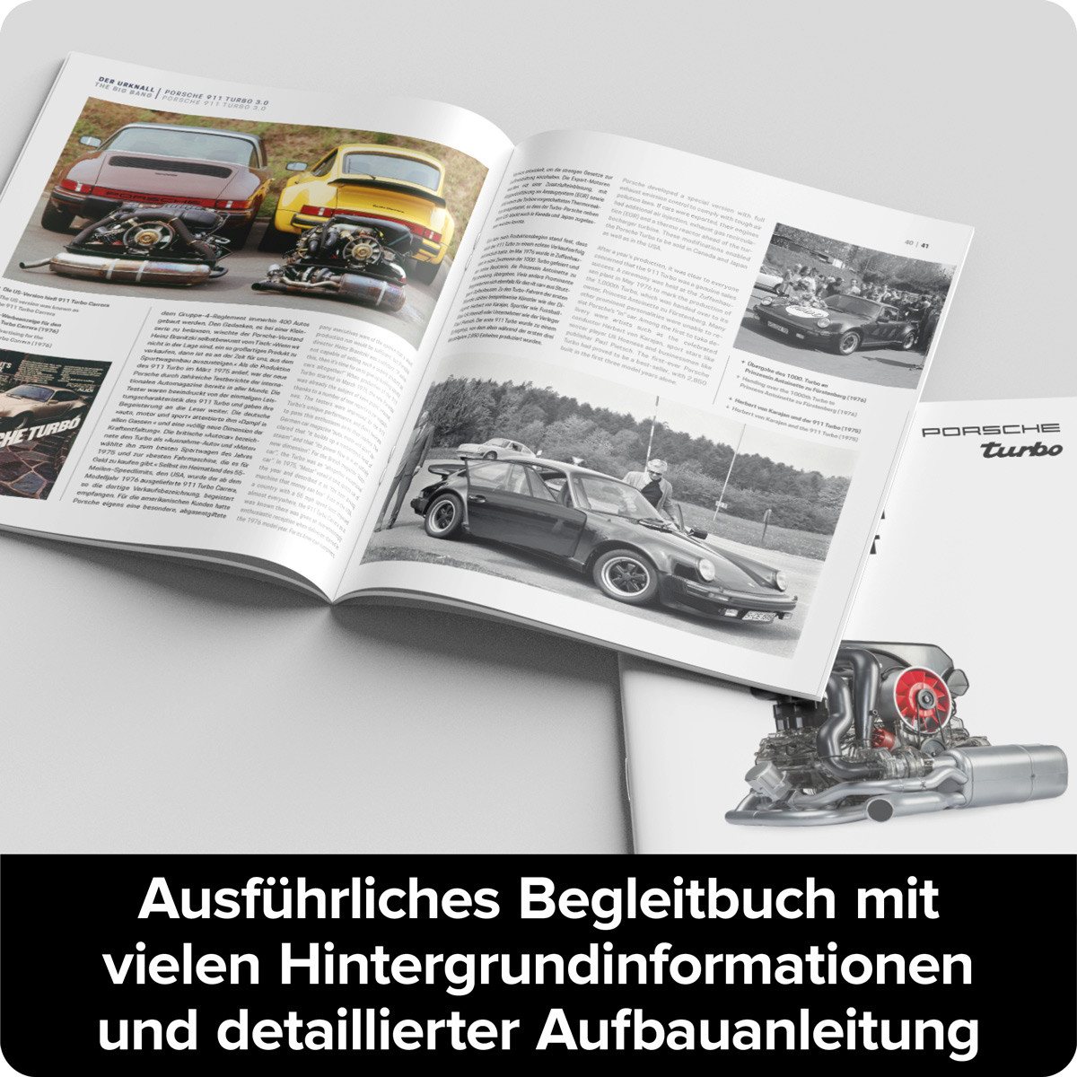 Porsche 911 Turbomotor im Maßstab 1:3