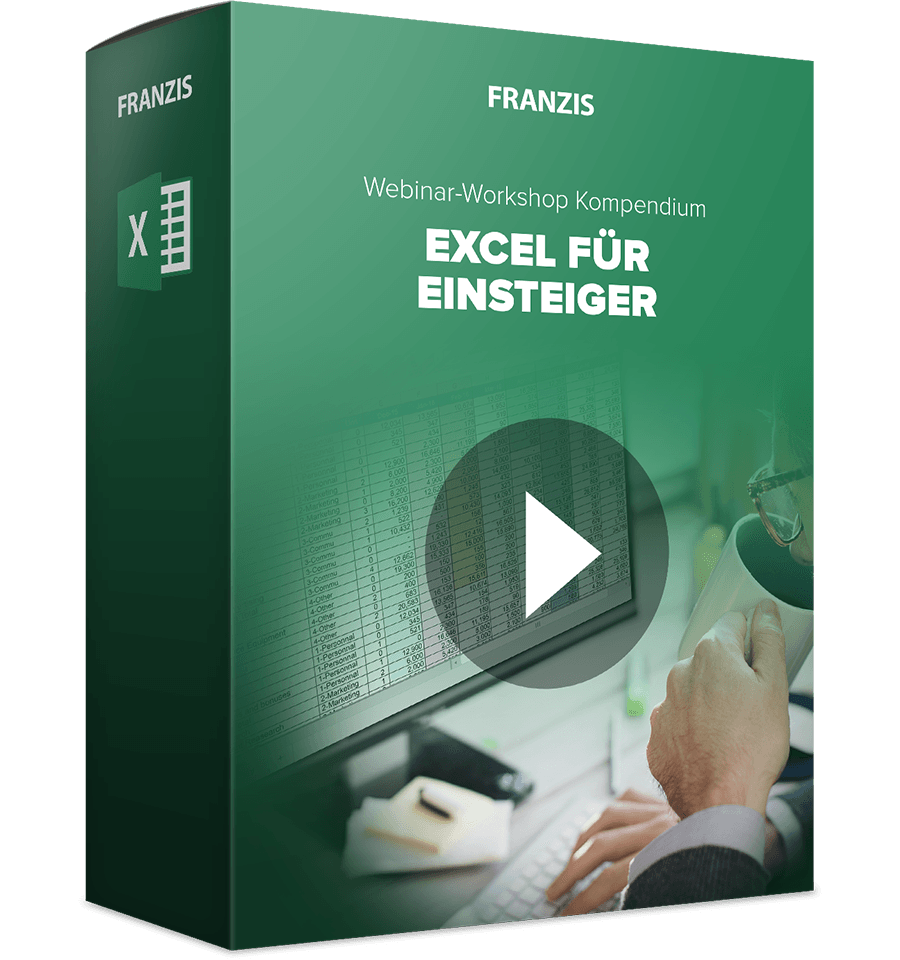 Webinar-Workshops - Excel für Einsteiger - Komplettbundle