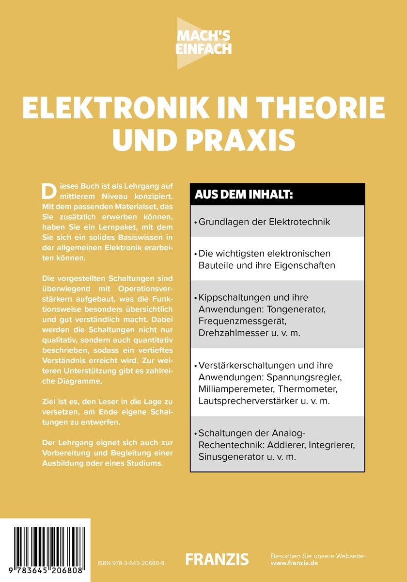 Mach's einfach: Elektronik in Theorie und Praxis