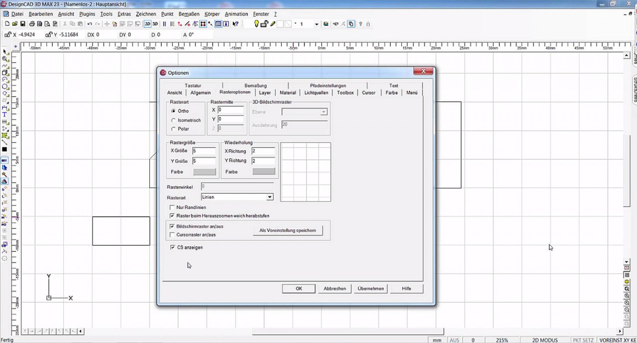 Webinar-Workshops: DesignCAD 2D Konstruktion