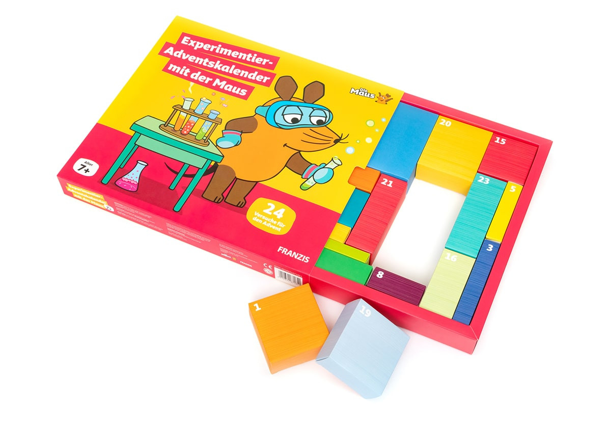 Experimentier-Adventskalender mit der Maus