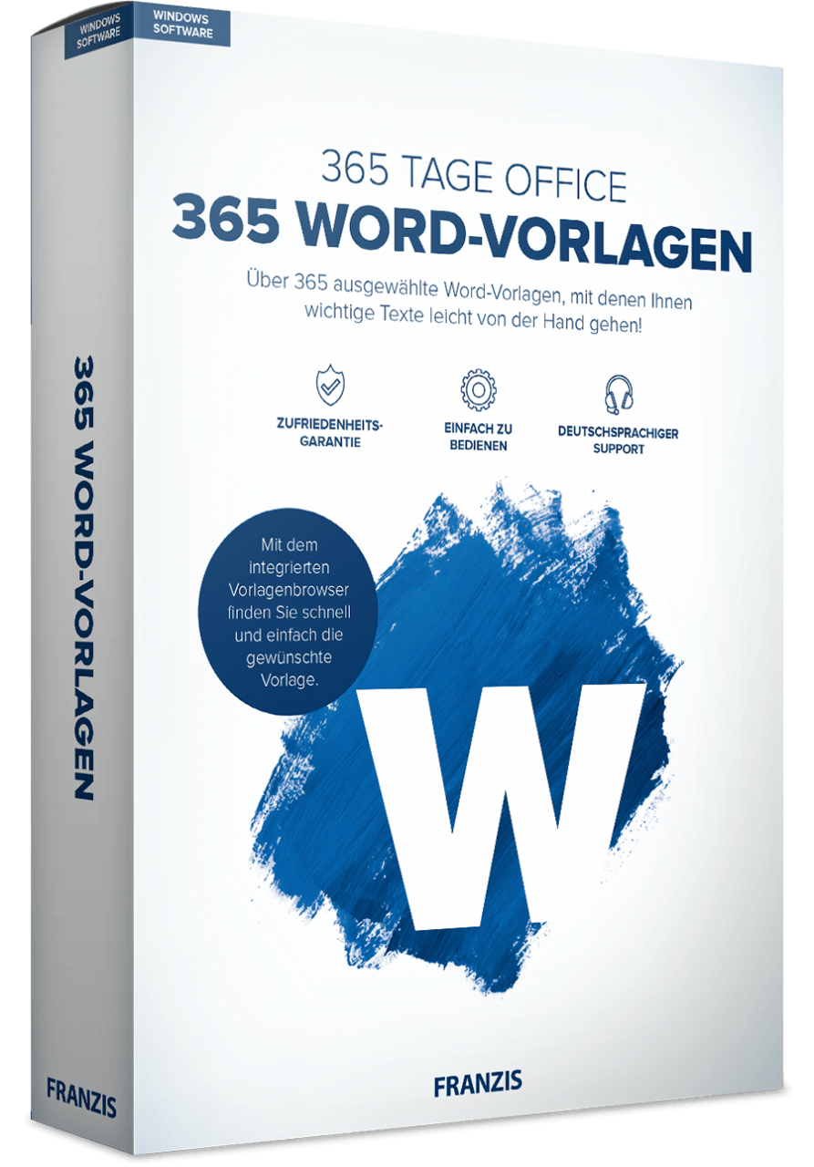 365 Word-Vorlagen - 365 Tage Office