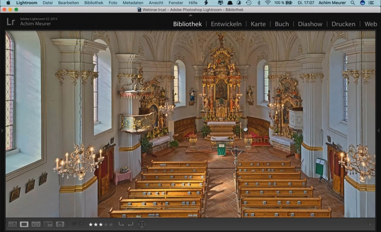 Webinarvideo: In Kirchen nur mit HDR fotografieren - So gehts