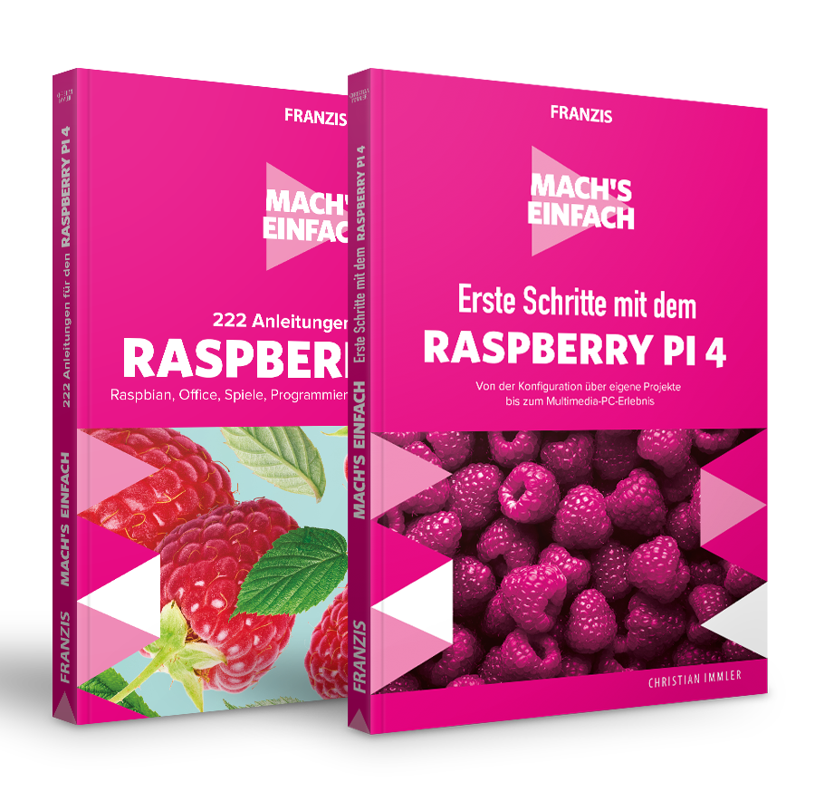 E-Book-Paket Raspberry Pi 4 - Mach’s einfach | FRANZIS