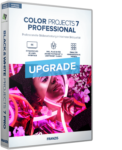 COLOR projects 7 professional - Upgrade von Vorversionen