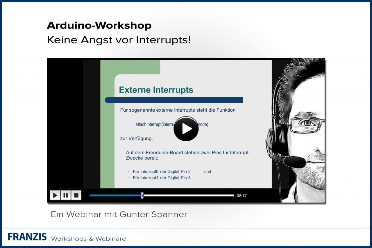 Webinarvideo: Arduino - Keine Angst vor Interrupts