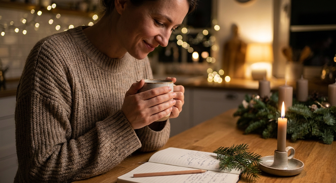 FRANZIS-Adventskalender für Erwachsene mit Modellbauteilen, aufgebaut auf einem Regal als Ausstellungsstück