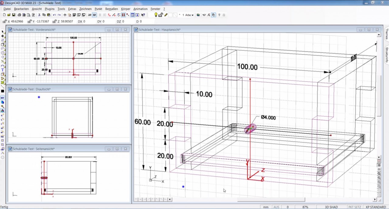 Webinarvideo: DesignCAD Workshop: Schubladen selbst konstruieren