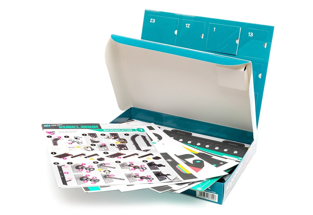 Kugelbahn Adventskalender