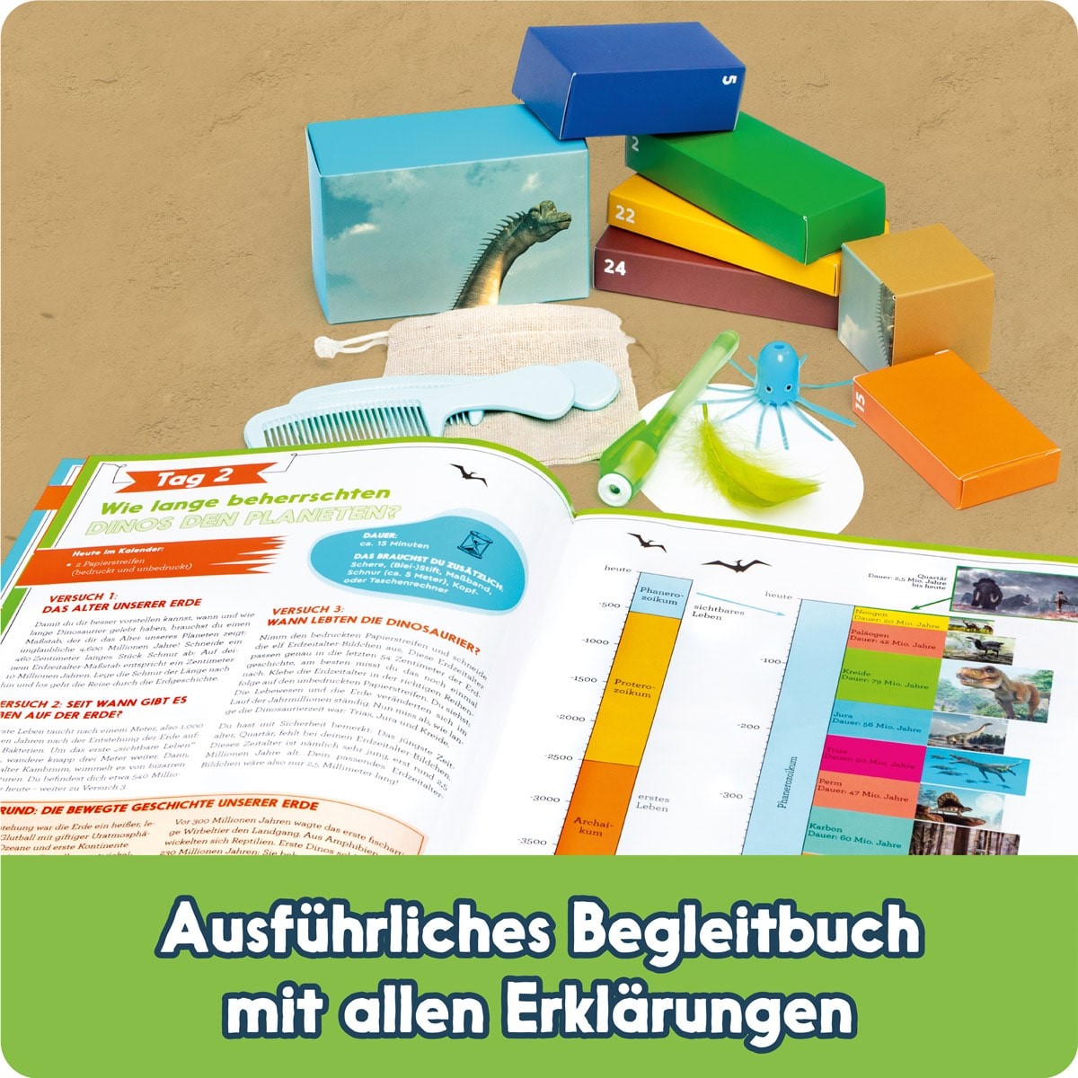 GEOLINO Adventskalender Dinosaurier