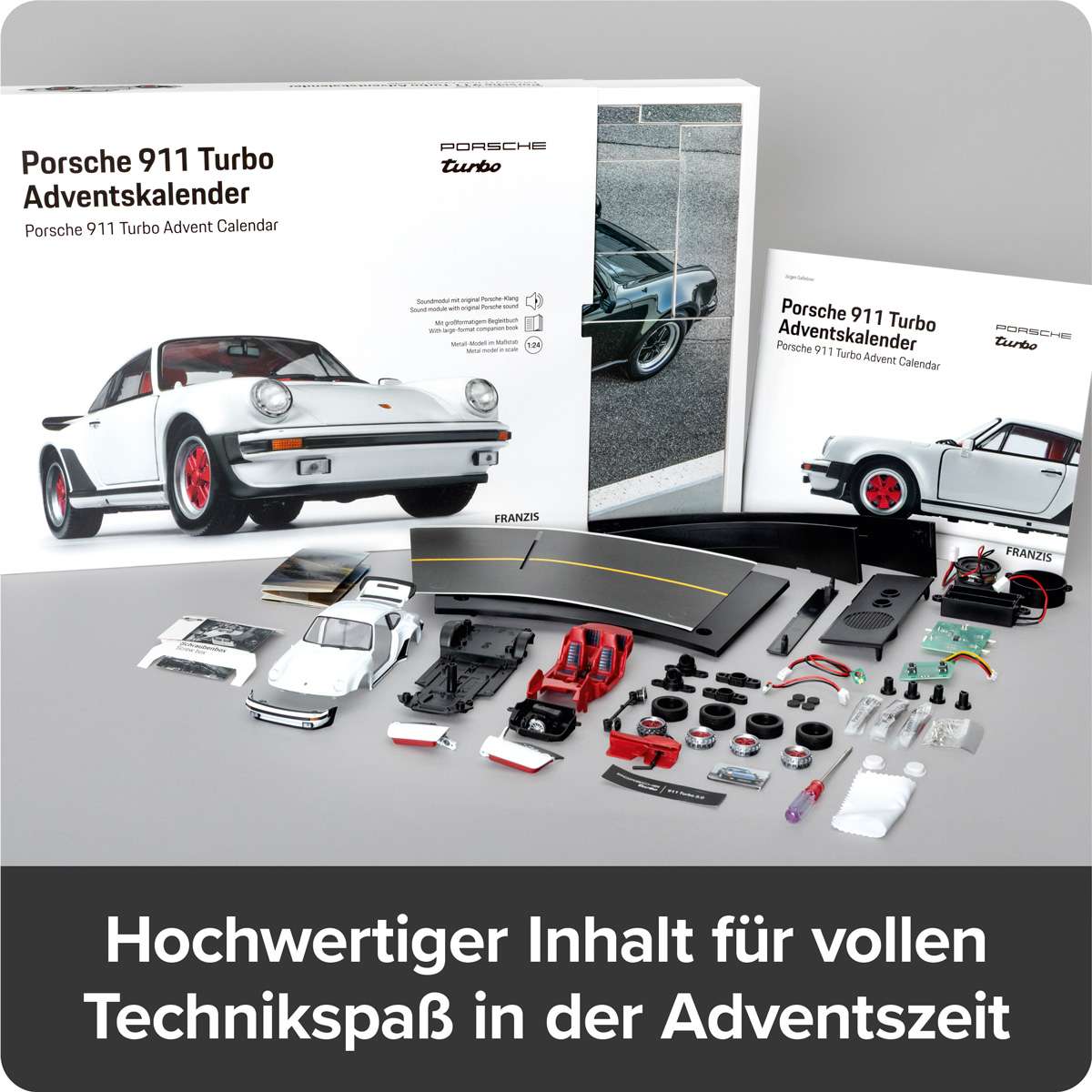 Porsche 911 Turbo Grand Prix White Advent Calendar | FRANZIS | FRANZIS