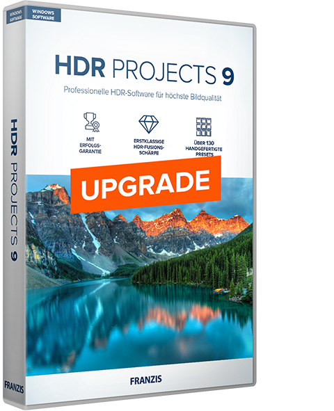 HDR projects 9 - Upgrade von Vorversionen