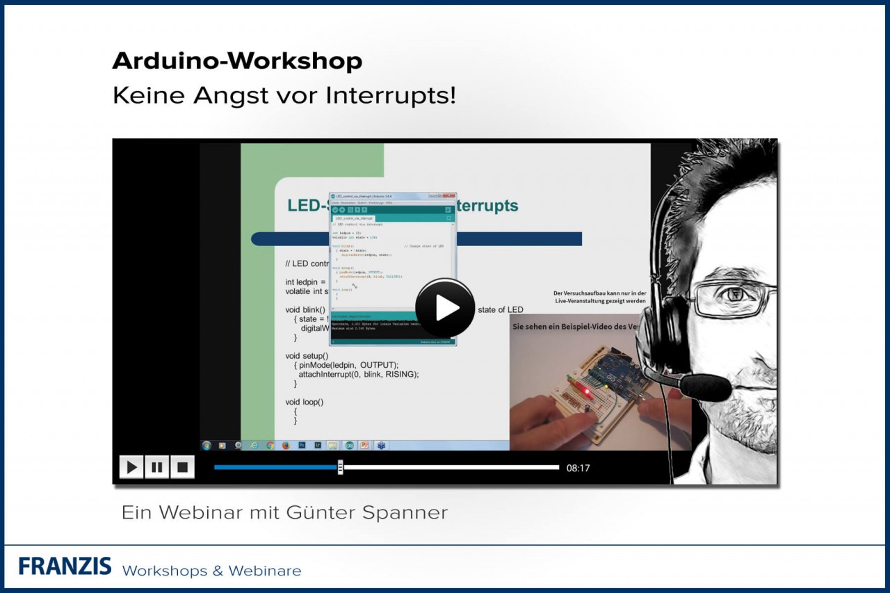Webinarvideo: Arduino - Keine Angst vor Interrupts