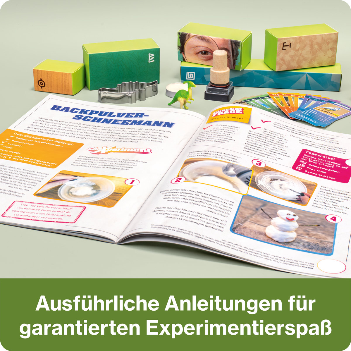 CheXperiment Adventskalender Forsche und entdecke mit Checker Tobi